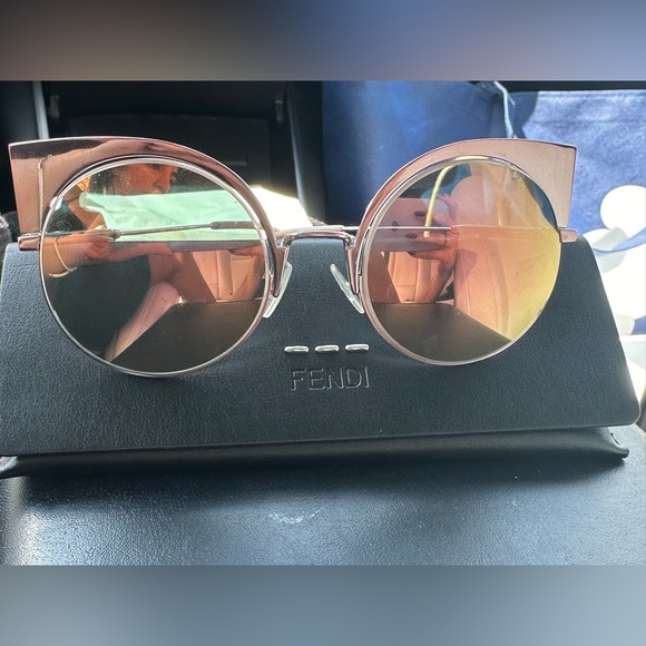 Pink Prada sunglasses